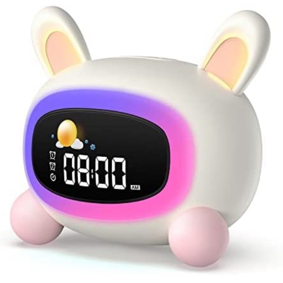 Other - RABBIT/BUNNY KIDS ALARM CLOCK WITH NIGHT LIGHT, SOUND MACHINE